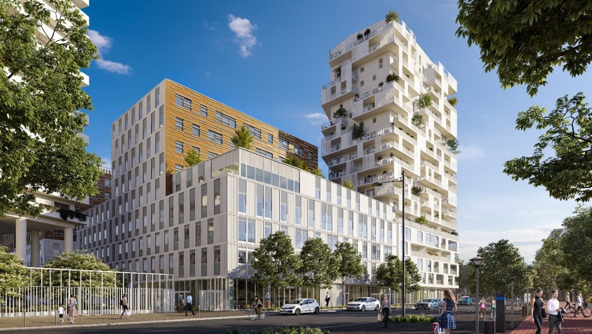 AG2R LA MONDIALE acquiert en état futur d’achèvement un immeuble de bureaux à Lille (59) auprès d’ADIM Nord-Picardie et du Groupe Duval