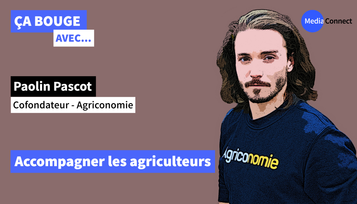 ÇA BOUGE - Épisode #26 - Paolin Pascot - Agriconomie - Accompagner les agriculteurs