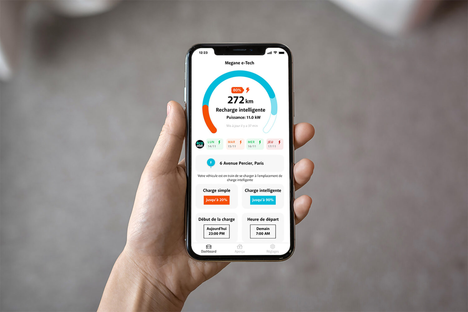 Mobilize Smart Charge - Intègration du signal Ecowatt