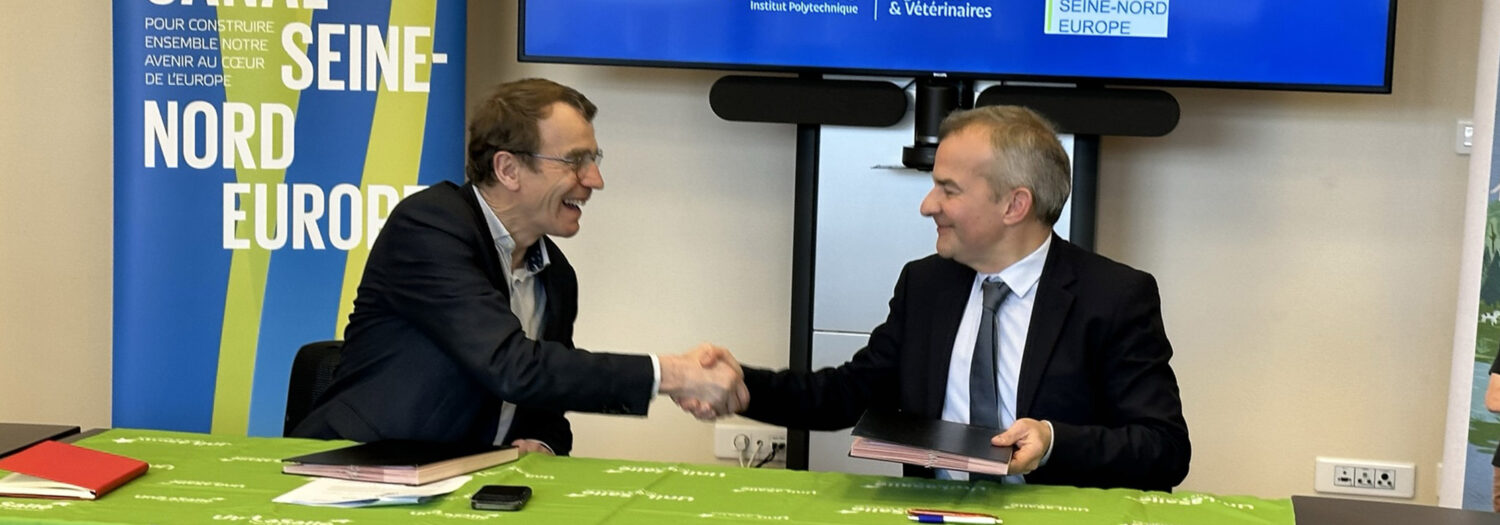 UniLaSalle et la Société du Canal Seine-Nord Europe : contribuer aux projets des territoires