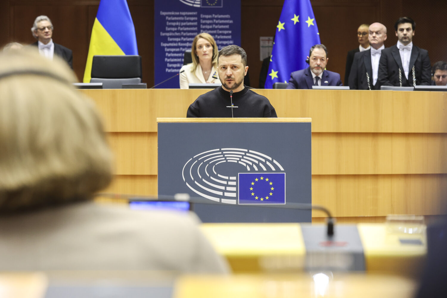 Président Zelensky : 