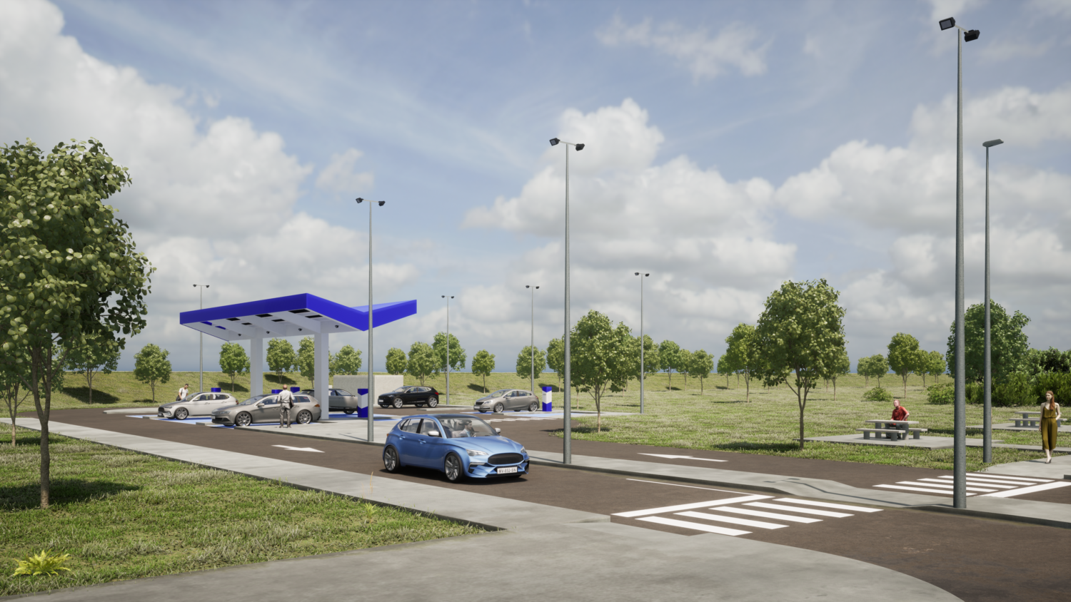 Zunder commence les travaux de sa première station de recharge ultra-rapide en France