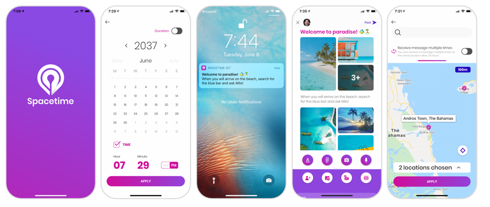 LANCEMENT DE LA PREMIERE CAPSULE SPATIO-TEMPORELLE POUR VOS MESSAGES
