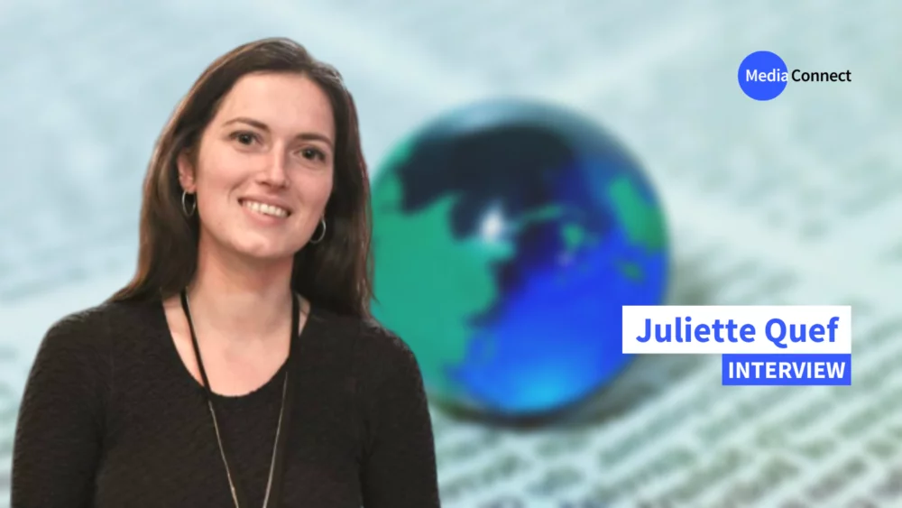 Juliette Quef (President of the media 'Vert'): 'Our goal is to integrate current events within planetary boundaries'