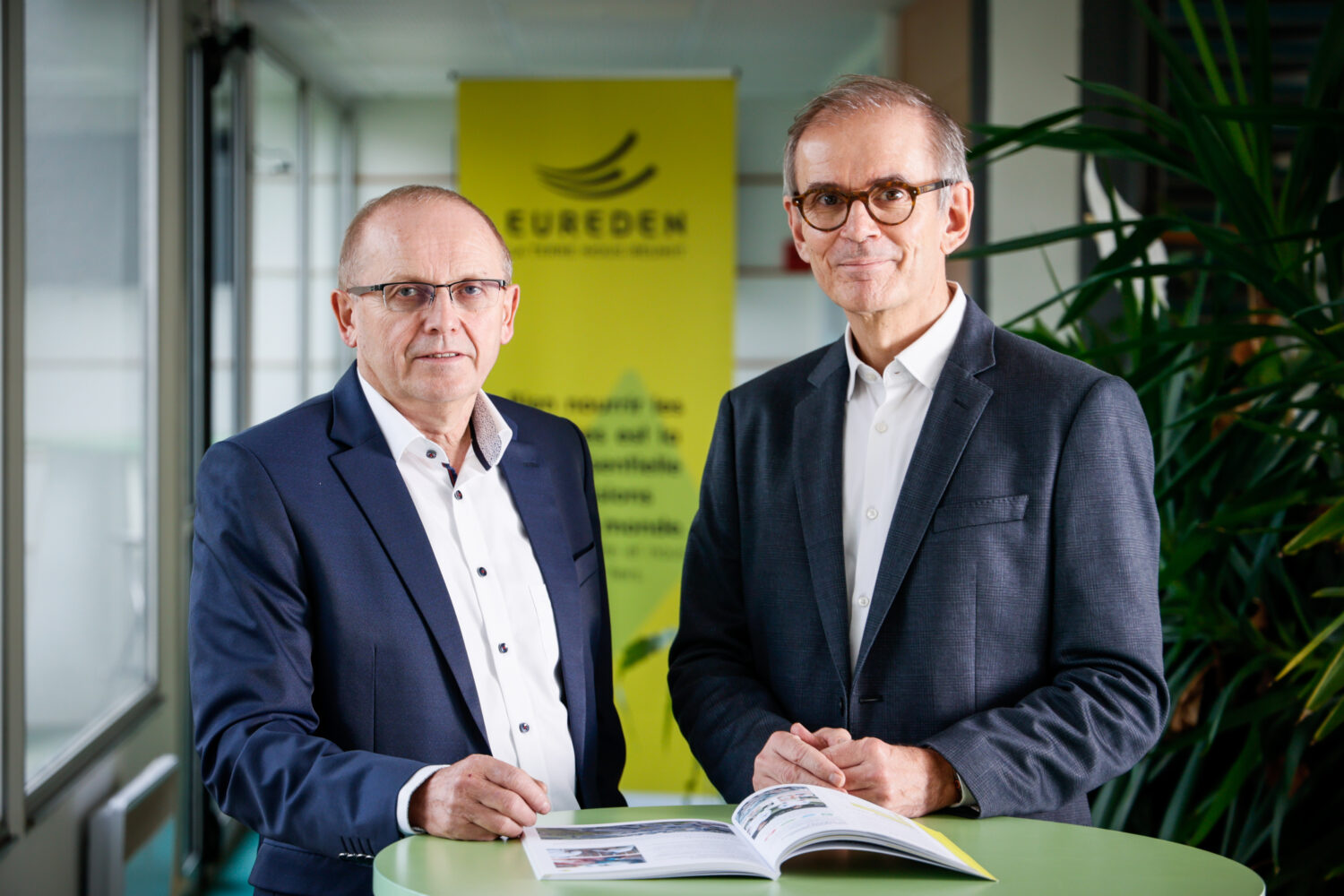 Serge Le Bartz, président d'Eureden et Alain Perrin, directeur général