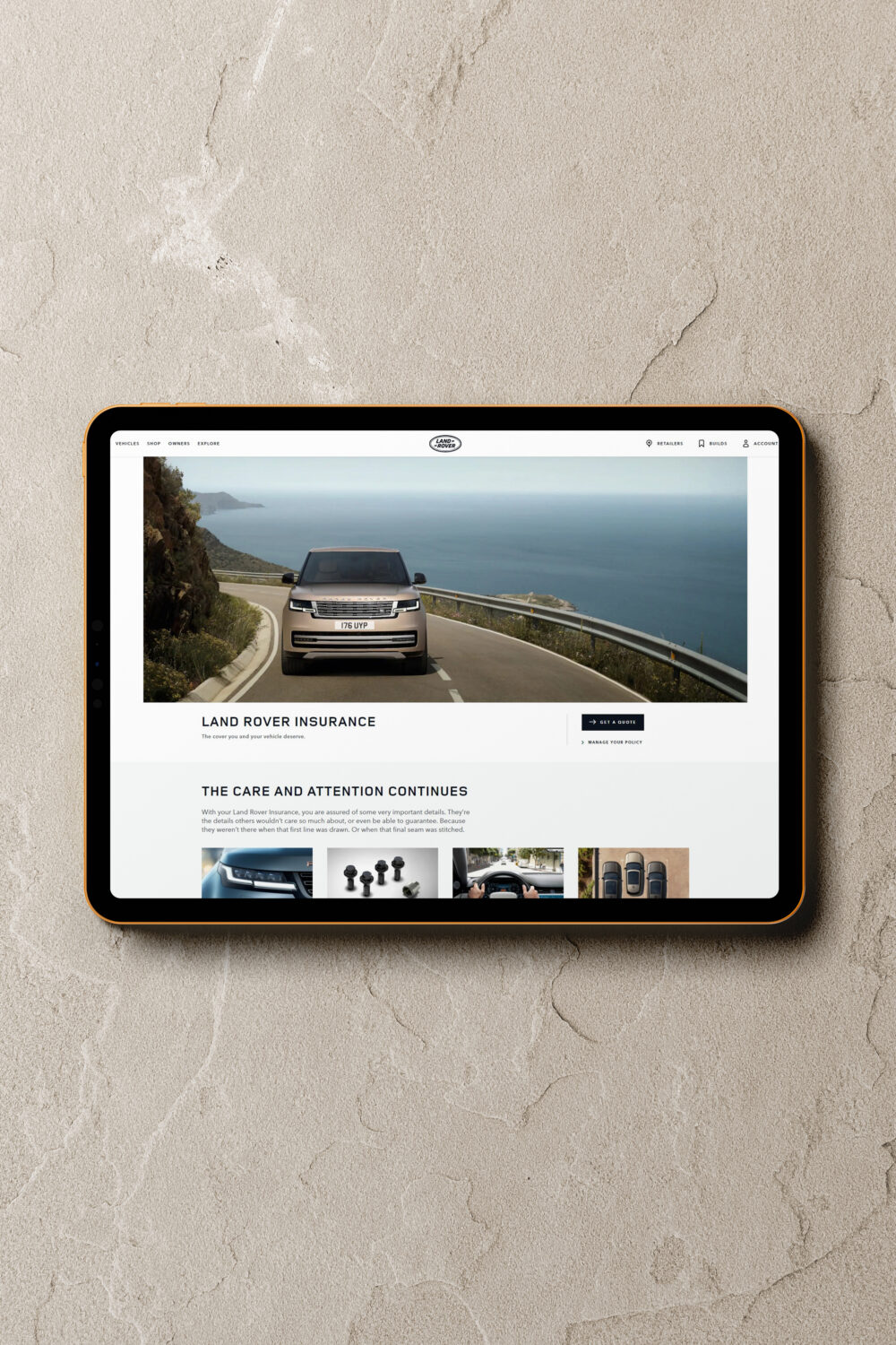 New bespoke insurance for Range Rover clients
