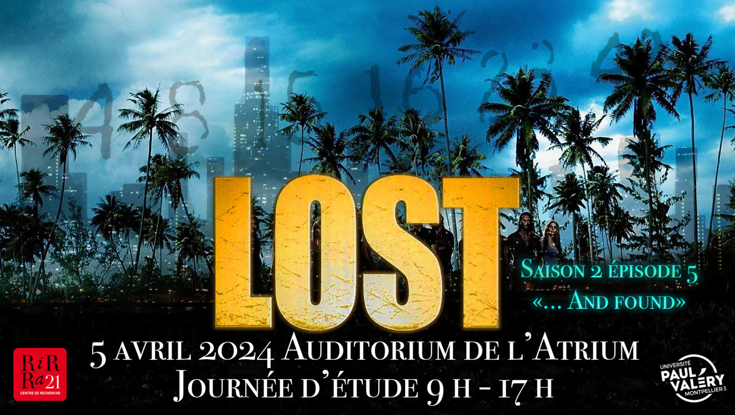 UNE JOURNÉE D’ÉTUDE
SUR LA SÉRIE LOST