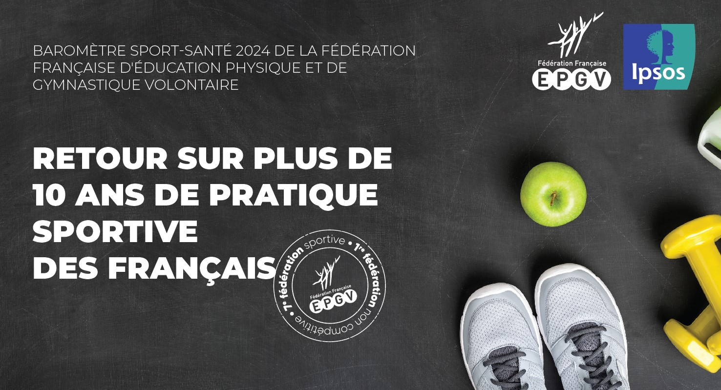 Baromètre 2024 FFEPGV x IPSOS - Retour sur plus de 10 ans de pratique sportive des Français