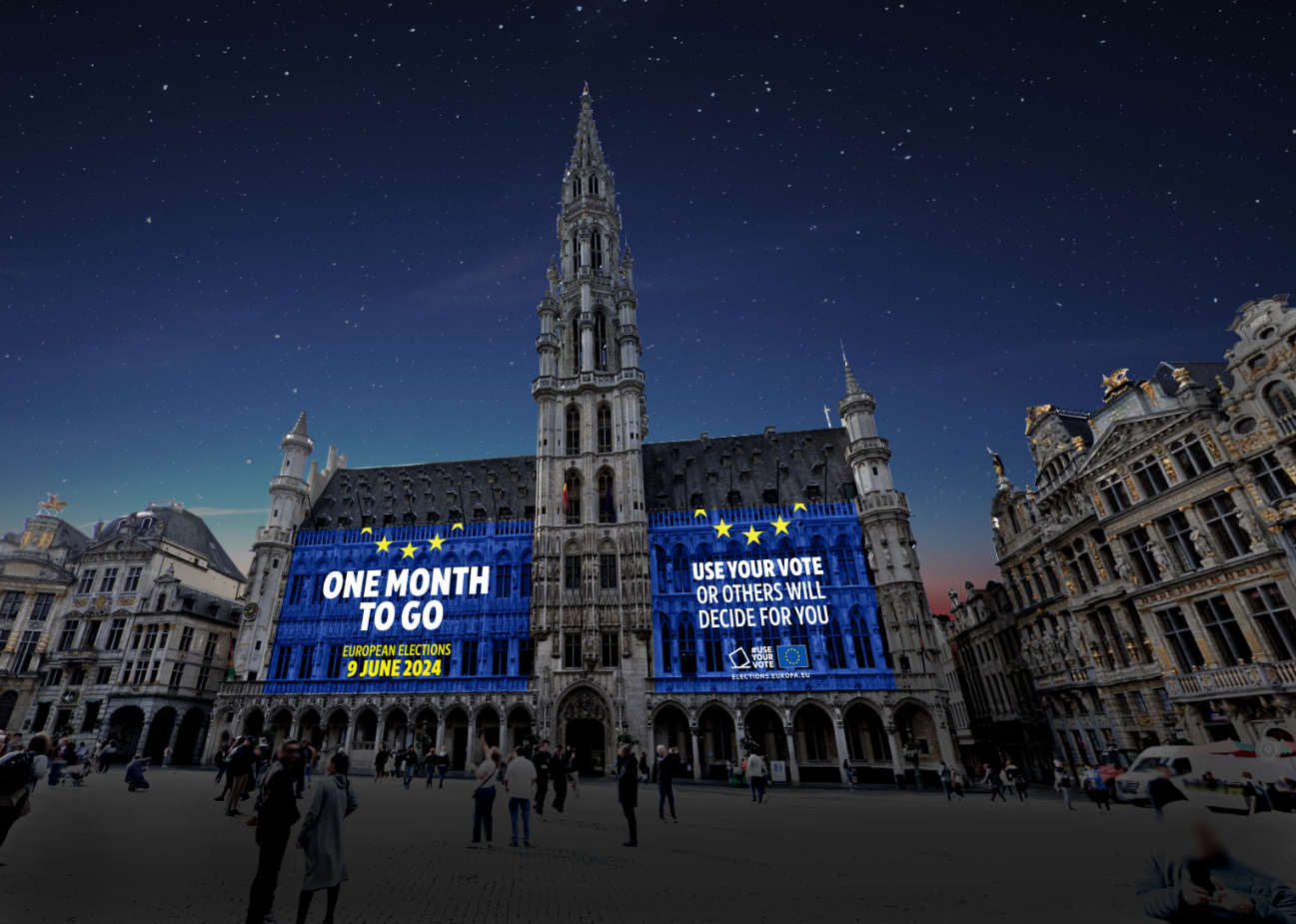 1 month to goBEGrand Place-Mairie Bxl-PNG