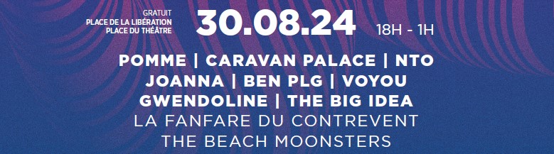 Concert de rentrée de la Ville de Dijon : la programmation de Lalalib 2024 dévoilée
