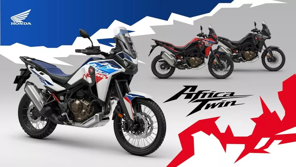 Les CRF1100L Africa Twin et Africa Twin Adventure Sports abordent 2025 avec de nouveaux graphismes et de nouveaux coloris