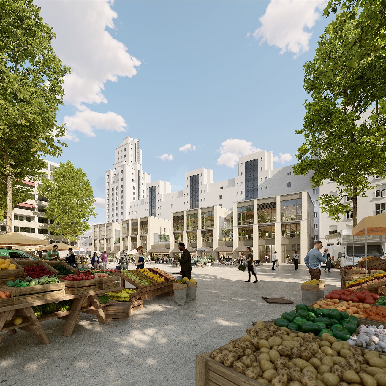 Contreforts Gratte-Cielvue place- Rue Royale architectes-jpg