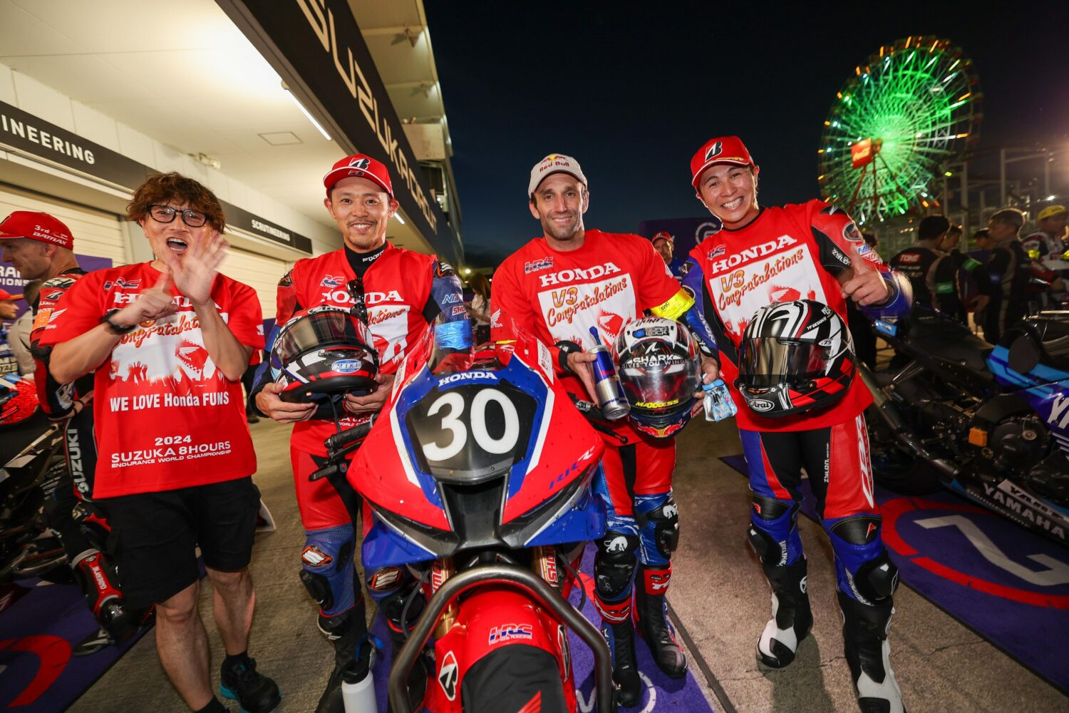 Honda remporte les 8 Heures de Suzuka pour la 3e fois consécutive et signe un nouveau record…