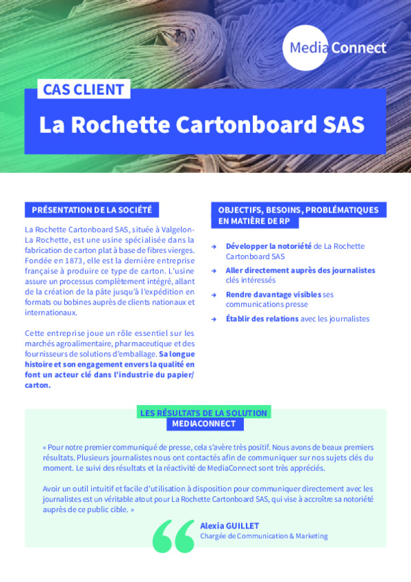 Cas Client La Rochette