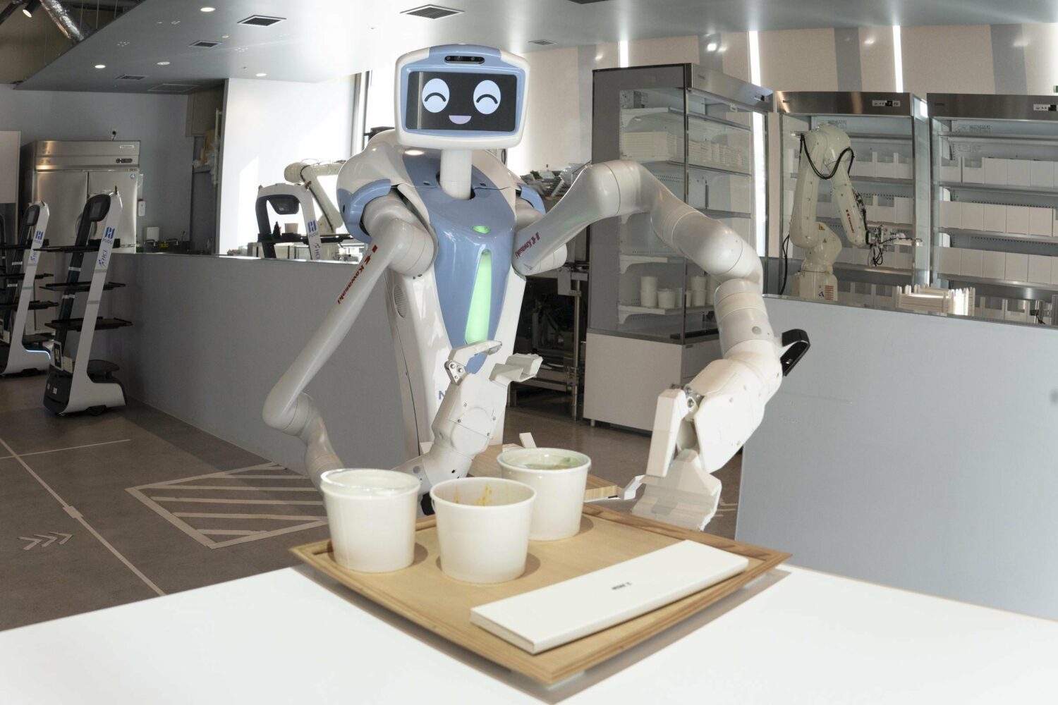 Nyokkey serves curry with a smile at AISCAPE a restaurant completely run by robots-c Tokyo Metropolitan Government-jpg