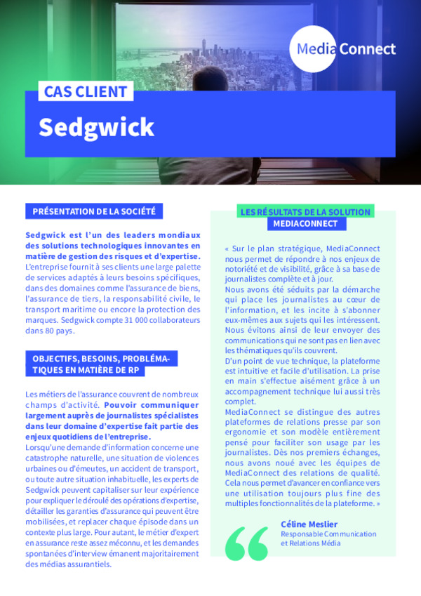 Cas Client Sedgwick