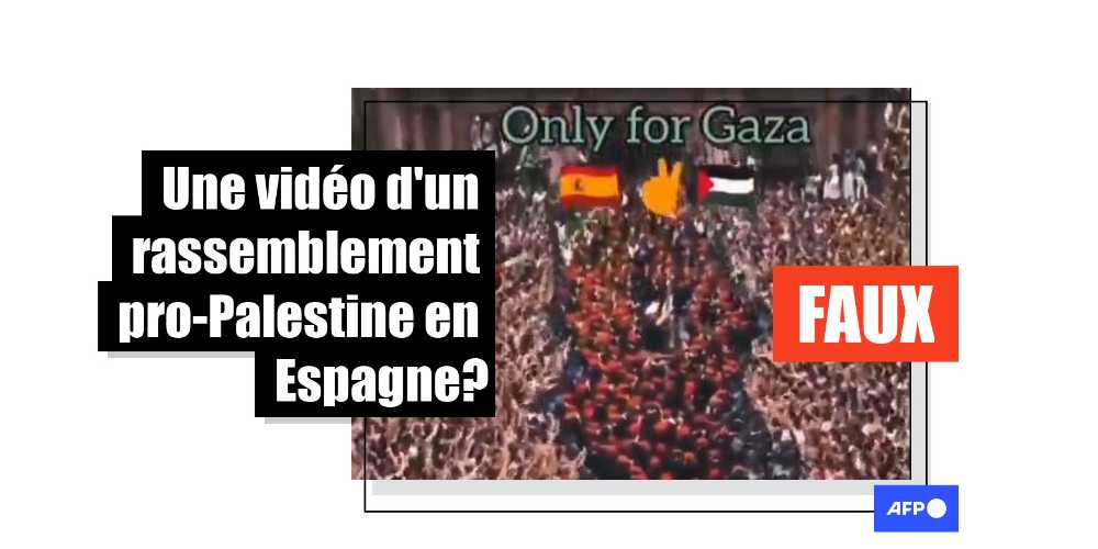 [FACT-CHECK] Cette vidéo montre les fêtes de San Fermin en Espagne et non une manifestation pro-palestinienne