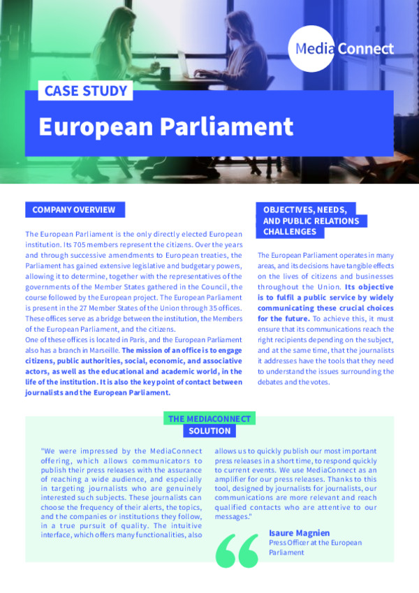 Cas Client Parlement Europeen V EN