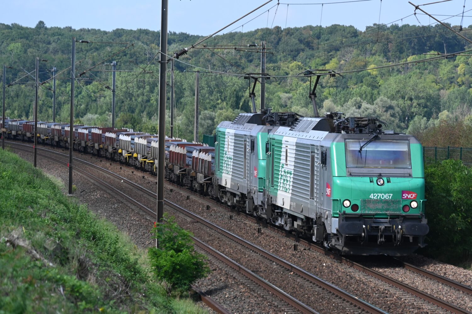 CHESSUM R Fret SNCF 4200 t Dunkerque-Ebange PK 56 Changis L1 ph 4-JPG