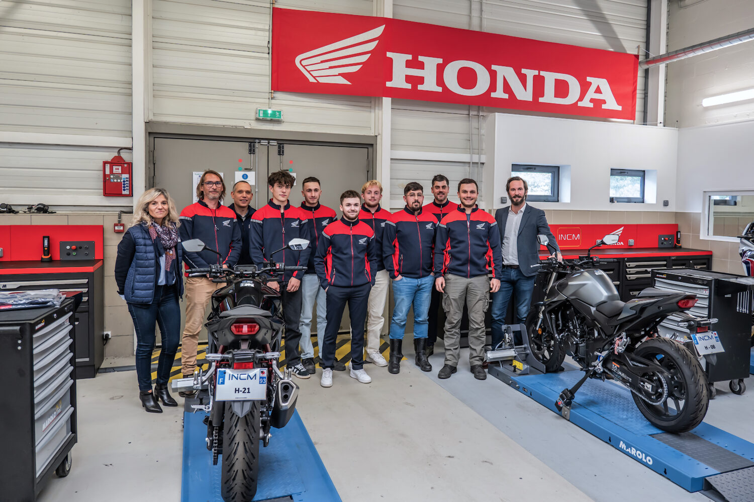 Honda France et l'INCM lancent une formation innovante pour les techniciens experts après-vente moto
