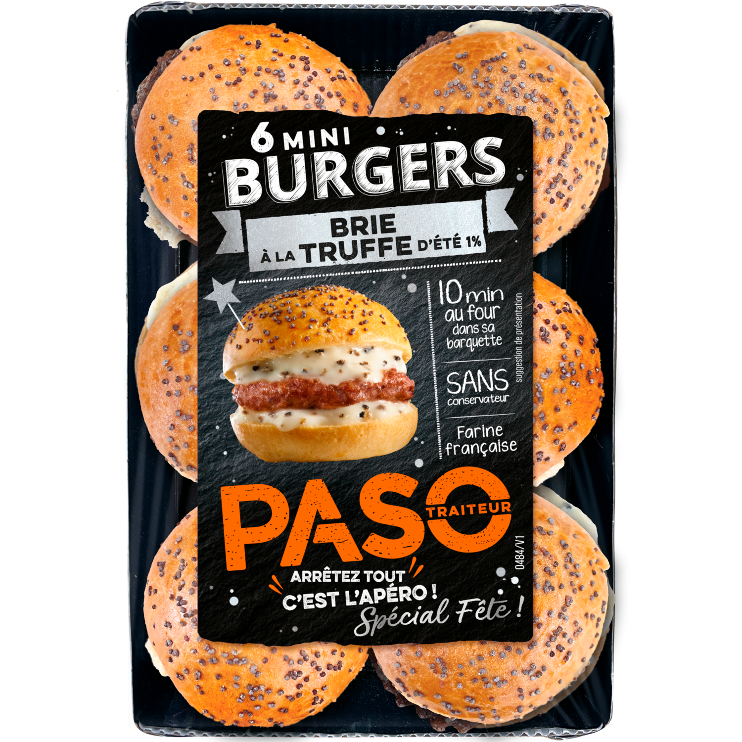3760298512520 - 6 Mini Buger Brie truffe-png