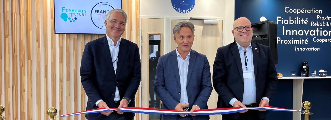 Inauguration du Centre d’Innovation Ferments du Futur, un dispositif unique en Europe
