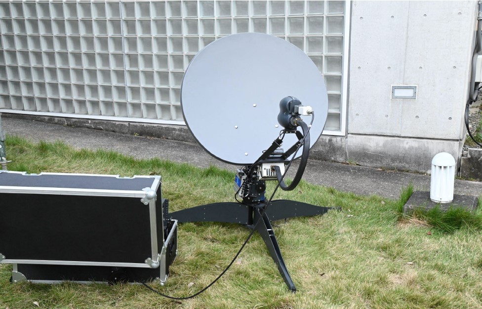 VSAT used for Universal NTN Tests (c) SKY Perfect JSAT Corporation