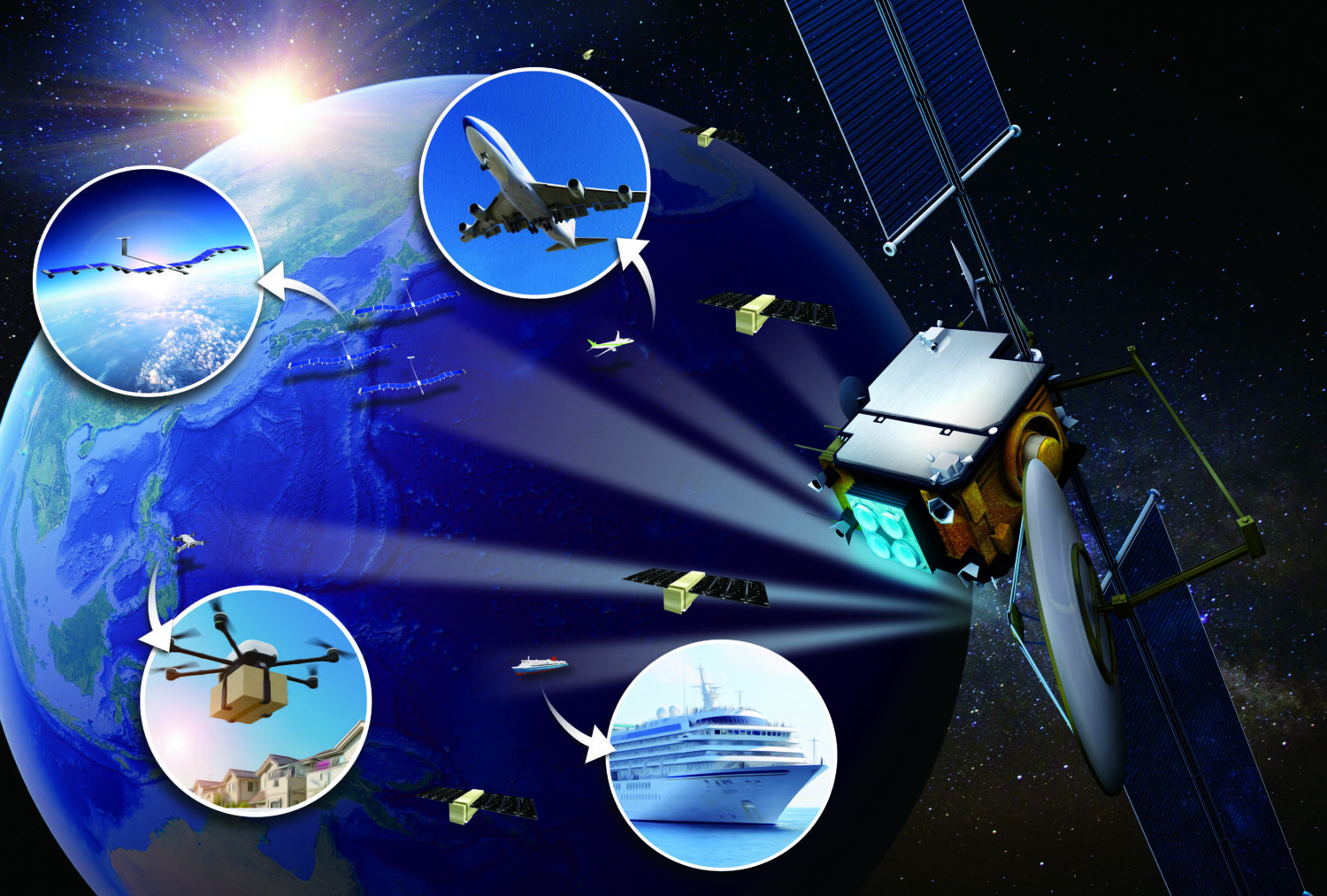 Lancement du laboratoire NTN : SKY Perfect JSAT, premier opérateur de satellites privé en Asie, annonce un environnement de laboratoire dédié à la technologie NTN (réseau non terrestre)