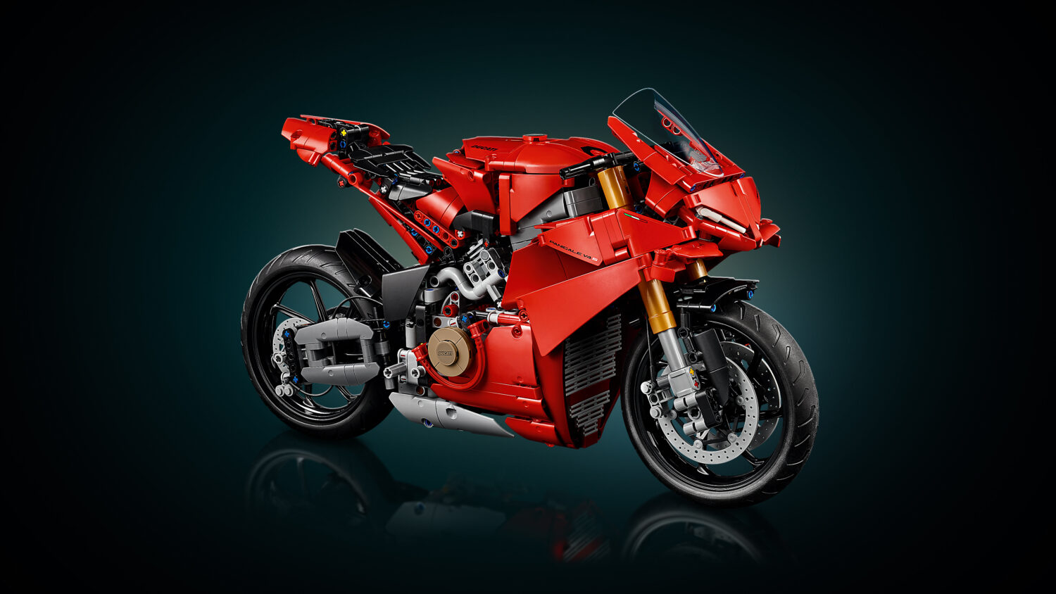 La Ducati Panigale V4 S est la vedette du nouvel ensemble LEGO® Technic™ : « Wonder Engineered » en 1 603 briques.