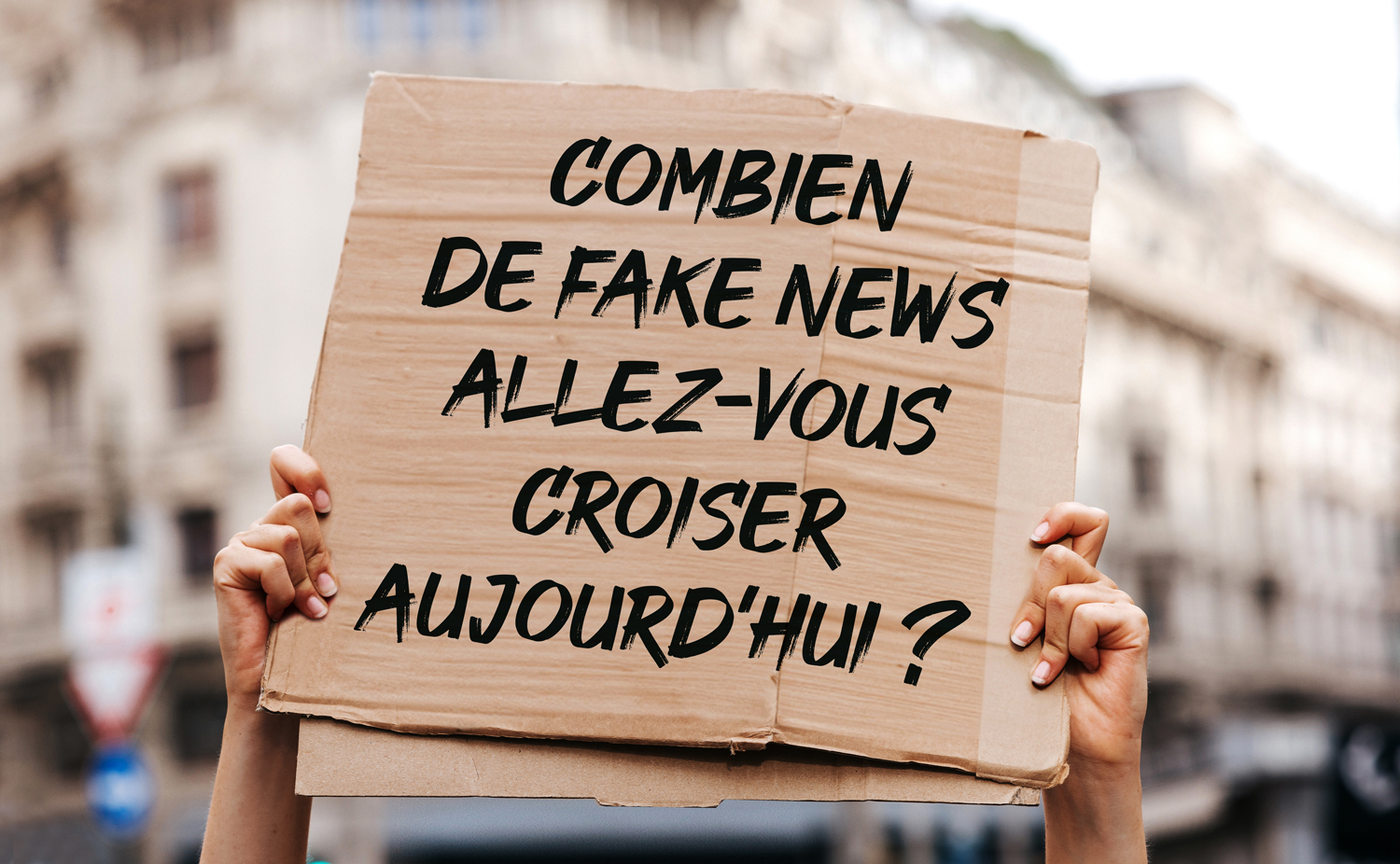 [FACT-CHECK] Désinformation : opération de street-marketing mercredi 6 novembre à Paris pour sensibiliser le grand public