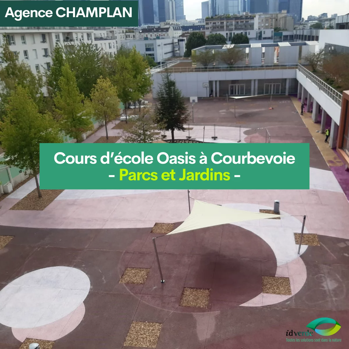 Le projet idverde Cour Oasis Collège à Courbevoie remporte le bronze aux  Victoires du Paysage 2024 ! – MediaConnect