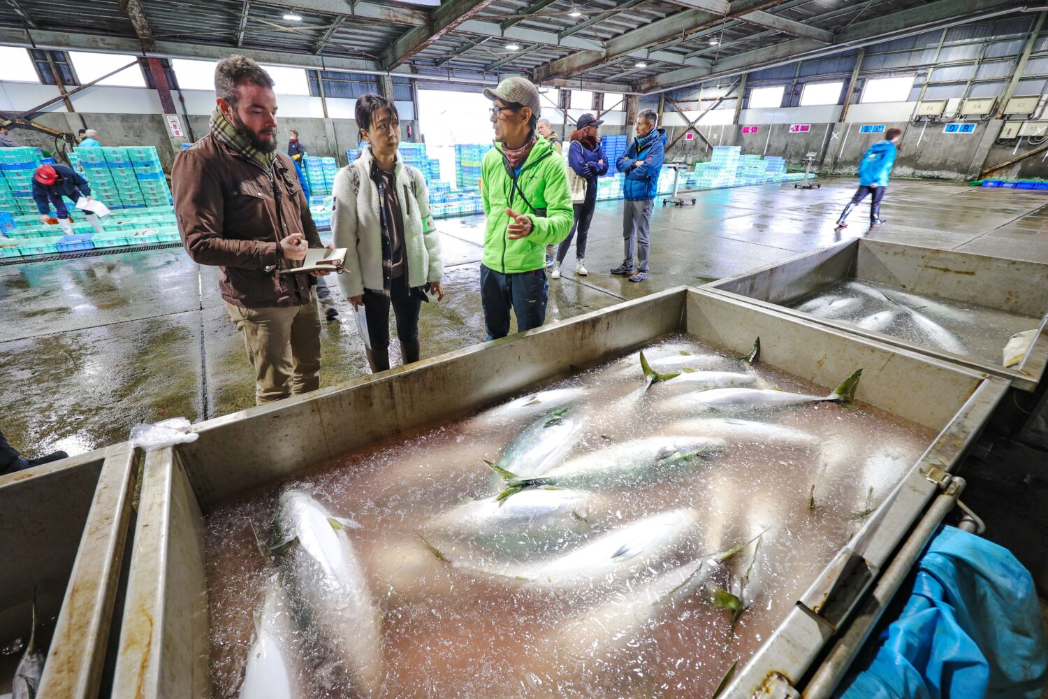 The fish market in Rausu’s harbor c Hokkaido Tourism Organization-jpg