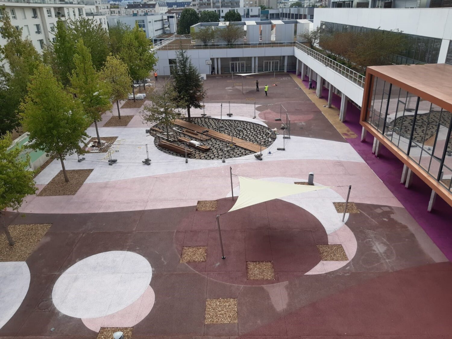 Le projet idverde Cour Oasis Collège à Courbevoie remporte le bronze aux Victoires du Paysage 2024 !