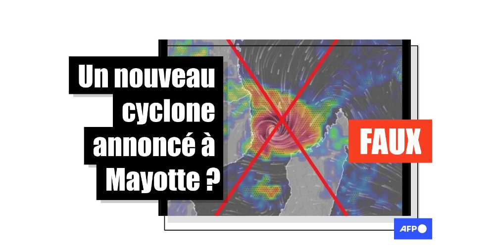 [FACT-CHECK] - Non, l'arrivée d'un nouveau cyclone n'est pas prévue à Mayotte entre le 1er et le 2 janvier