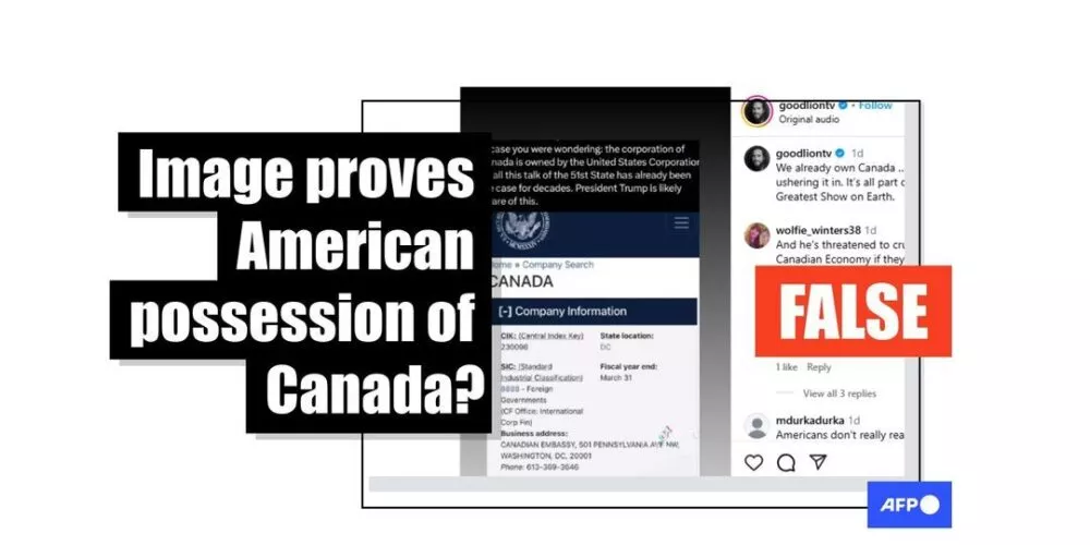 [FACT-CHECK] - Canada is not a corporation owned by the United States