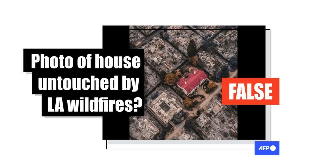 [FACT-CHECK] - ‘Miracle house’ spared by LA wildfires is AI-generated