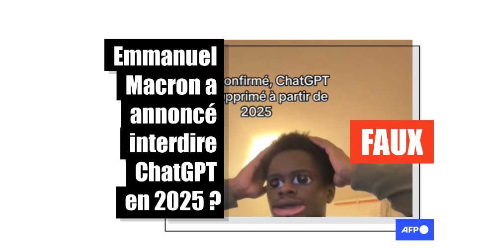 [FACT-CHECK] - ChatGPT interdit en France en 2025 ? Attention à ces rumeurs infondées