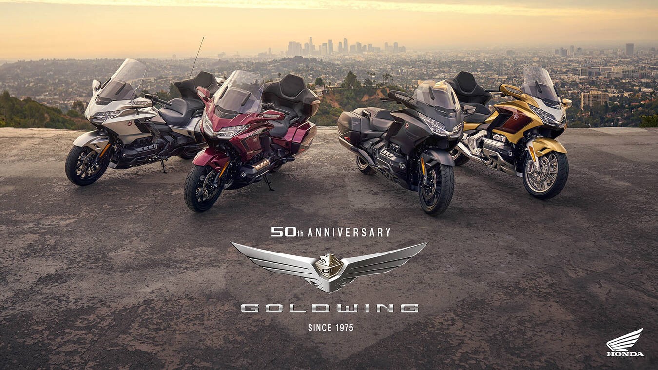 Les GL1800 Gold Wing DCT et Gold Wing Tour DCT célèbrent un demi-siècle de Grand Tourisme moto