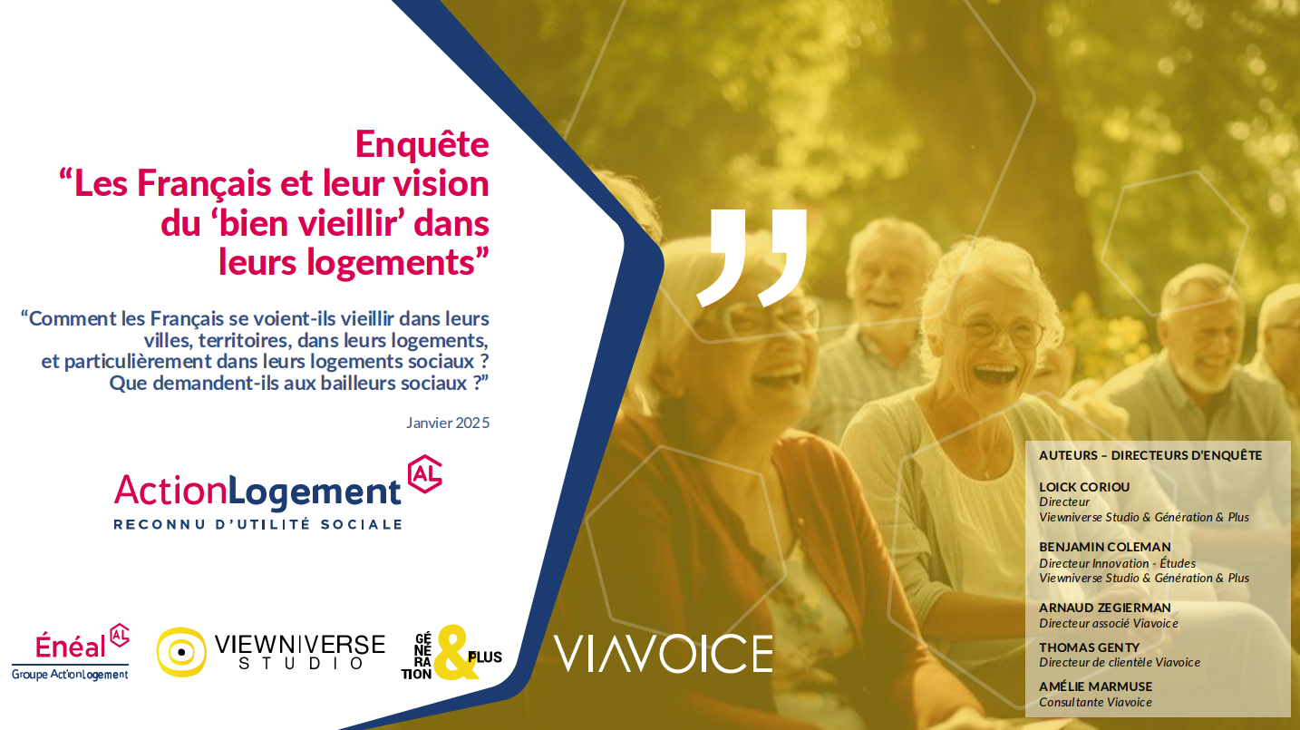 Enquête nationale « Bien vieillir dans son logement en France » : Les Français veulent « vieillir dans un habitat adapté et disposer de services, quitte à les payer ! »