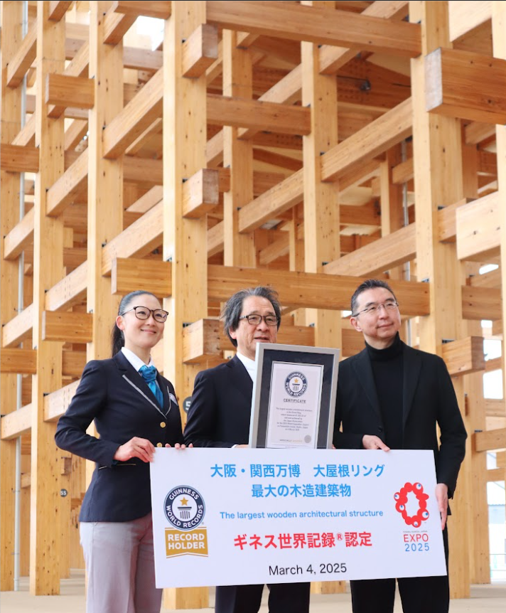 Expo 2025  Grand Ring recognized by Guinness.