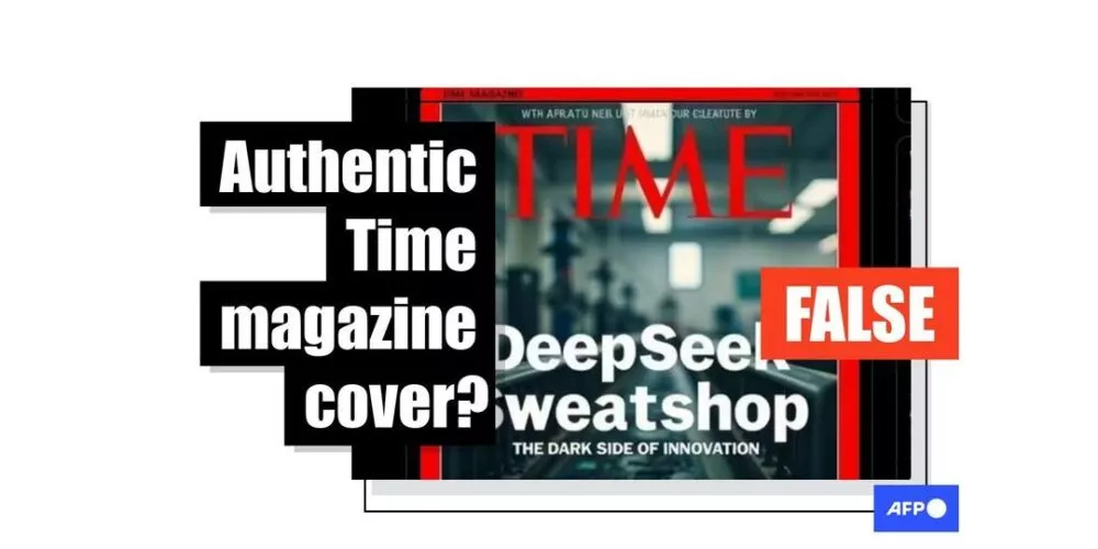 [FACT-CHECK] - Time cover on DeepSeek ‘sweatshop’ is AI-generated