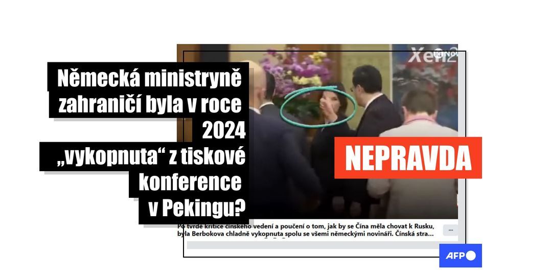 [FACT-CHECK] - Vykázal čínský ministr německou šéfku diplomacie ze sálu? Video pochází z roku 2023