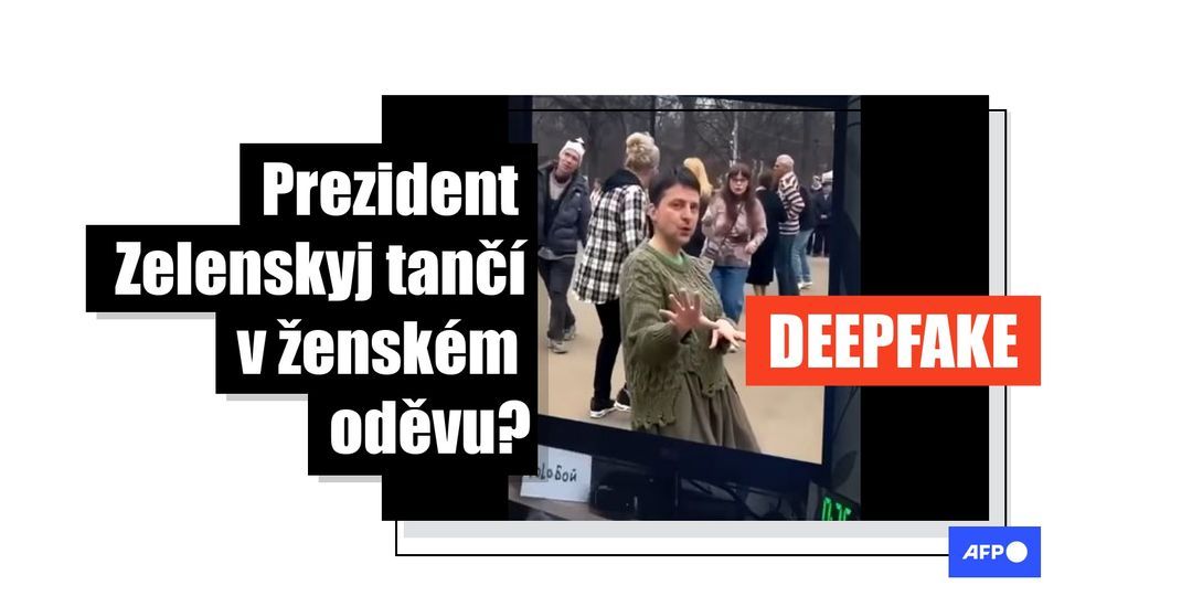 [FACT-CHECK] -  Deepfake videa s tančícím Zelenským pocházejí z ruského účtu na TikToku