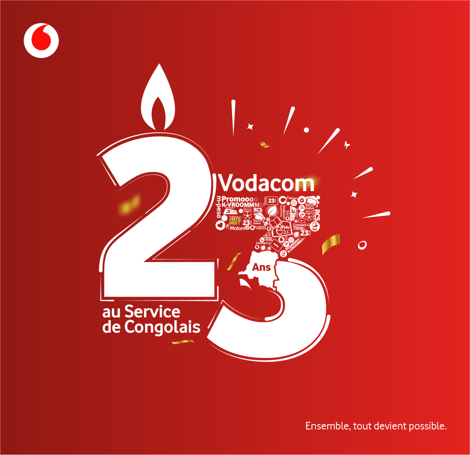 Vodacom Congo Celebrates 23 Years of Turning Connectivity into Opportunity in the DRC