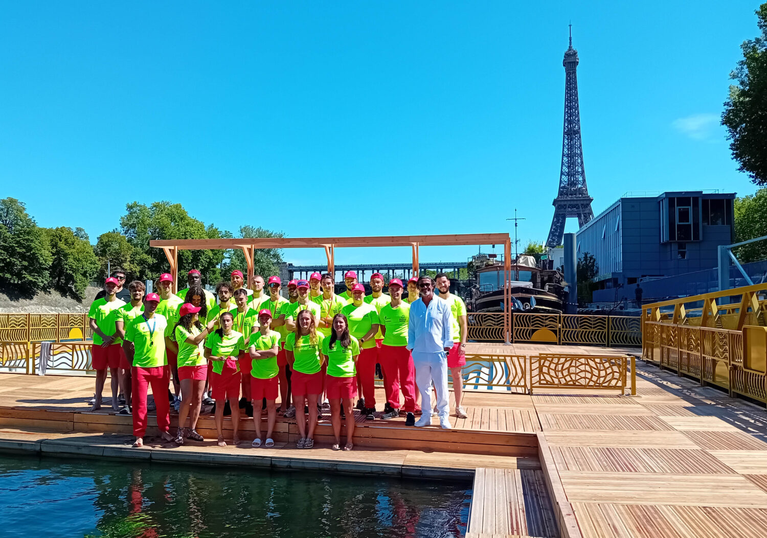 Ouverture de la baignade dans la seine