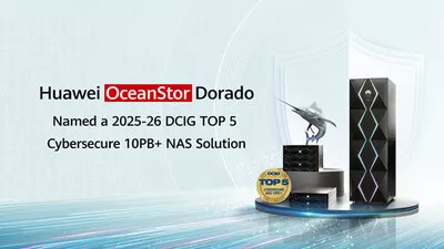 Le stockage All-Flash Huawei OceanStor Dorado nommé l'une des 5 meilleures solutions NAS cybersécurisées par le DCIG