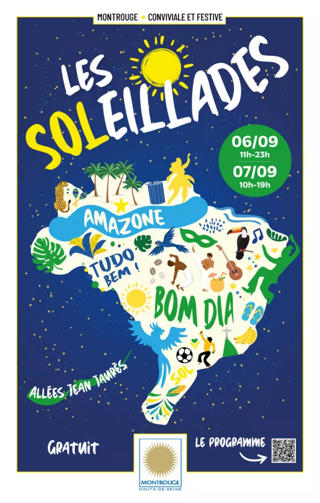 Les Soleillades 2025 : pour fêter la rentrée en rythme et en couleurs à Montrouge… direction le Brésil !