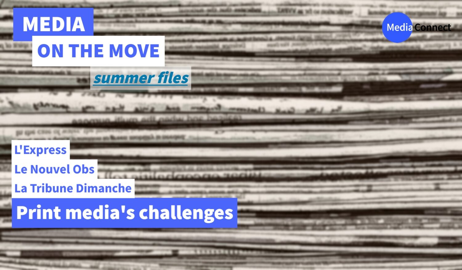 MEDIA ON THE MOVE – Challenges of the Print Press – [4/4]