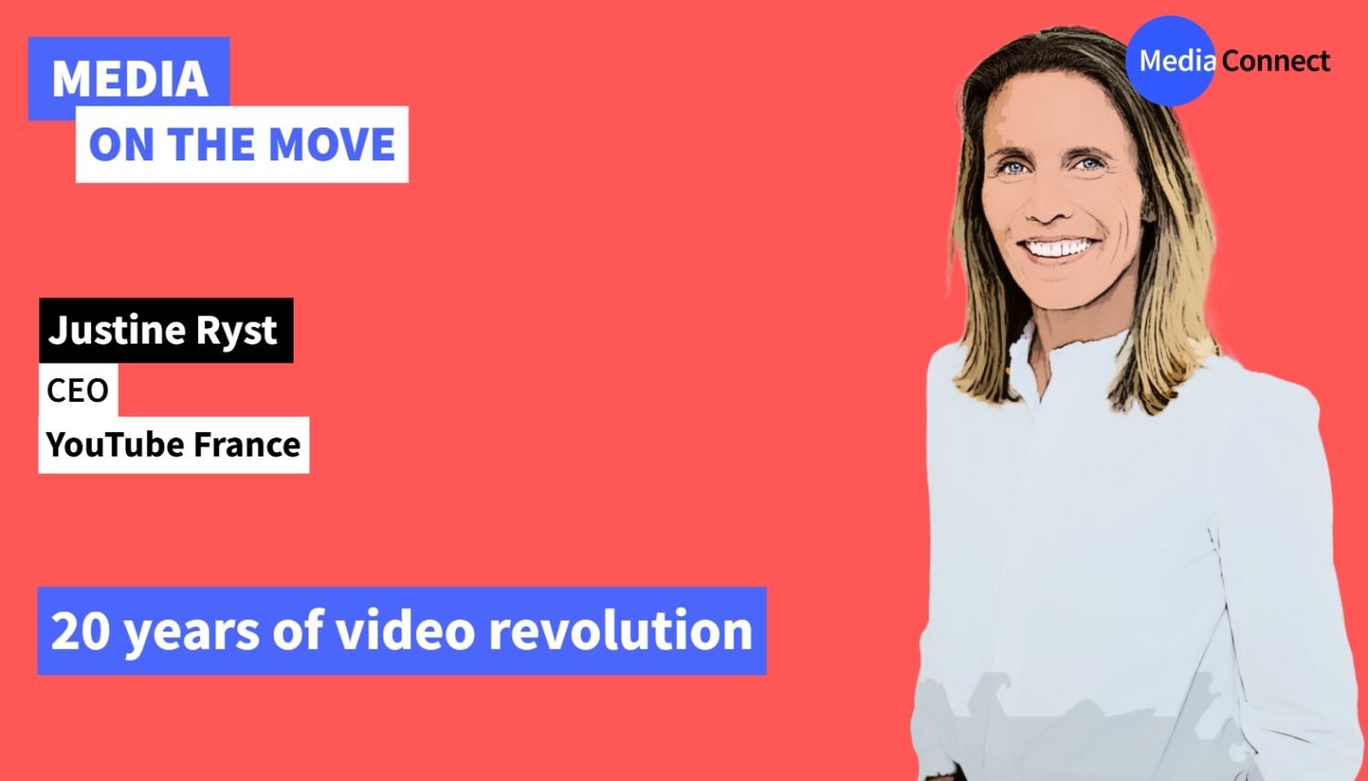 MEDIA ON THE MOVE - #84 - Justine Ryst - YouTube - 20 years of video revolution