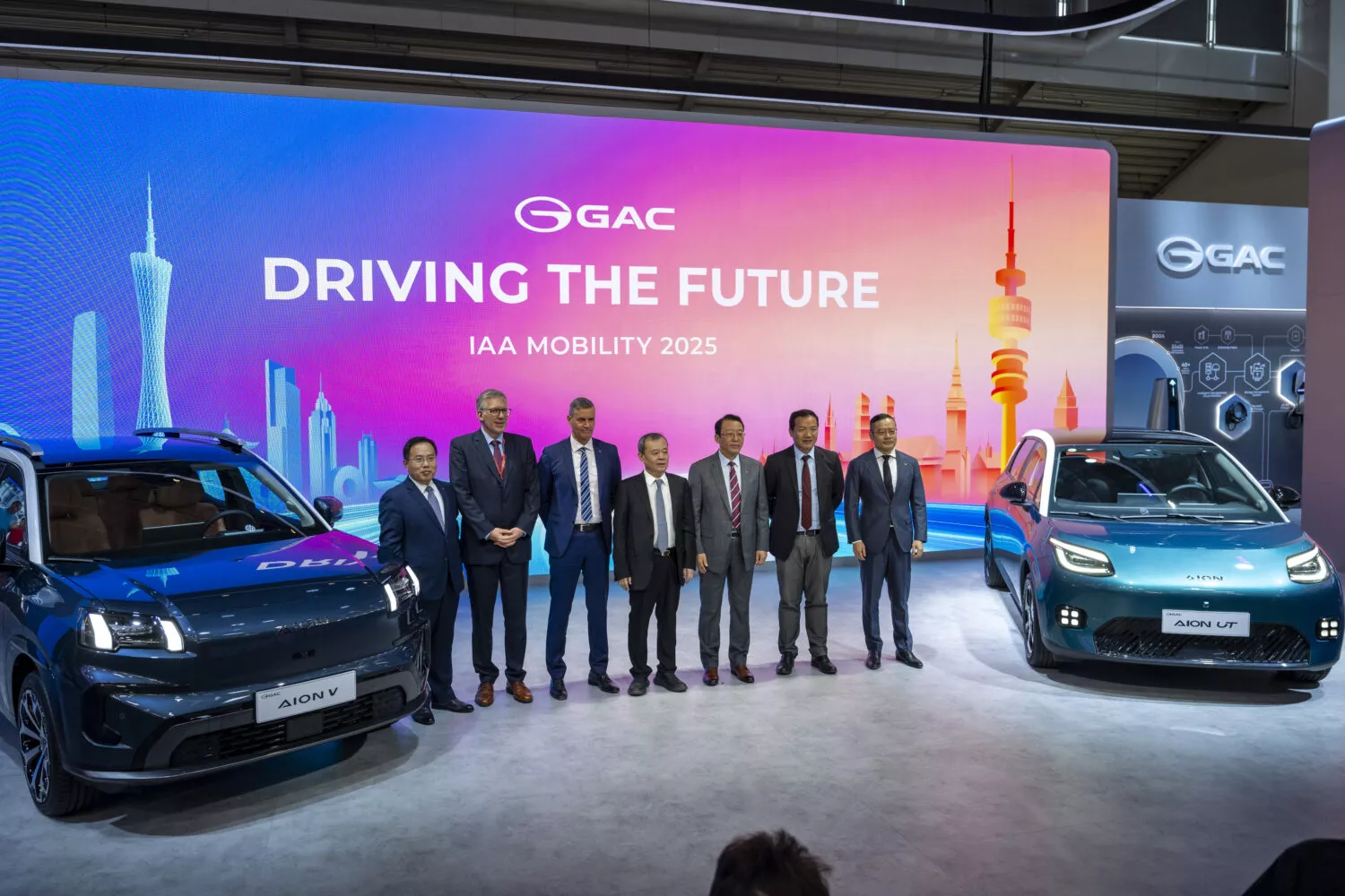 GAC showcases AION V global strategic model at 2025 Munich motor